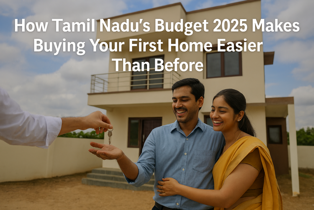 How Tamil Nadu’s Budget 2025 Makes Buying Your First Home Easier Than Before